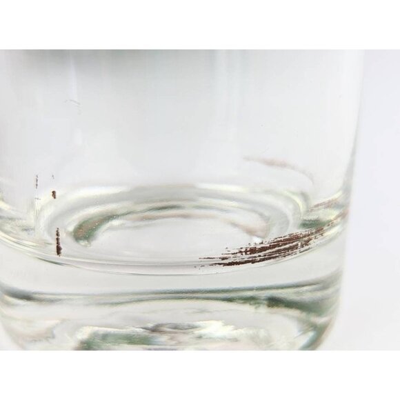 Set of 8 Mid Century Drinkware Mercury Silver Rim Glasses Queen's Lusterware "W" - Picture 9 of 10